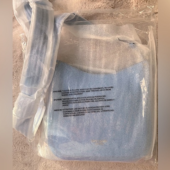 NWT Kate Spade Roulette Medium Messenger Leather Crossbody Bag Tidepool Blue - Picture 8 of 8